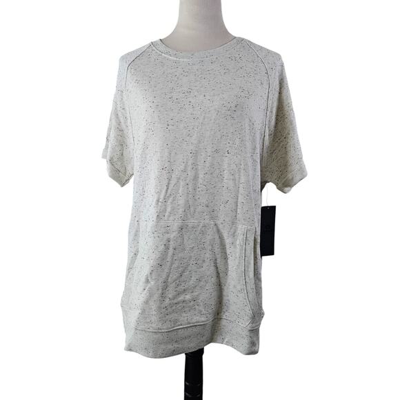 Mono B Speckled Pocket Sweatshirt Tee – Size L - Picture 2 of 8